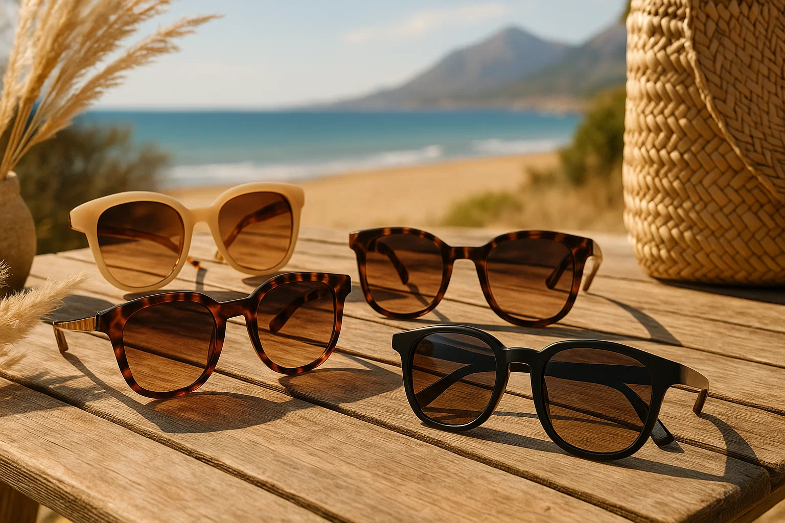 Paire de lunettes solaires